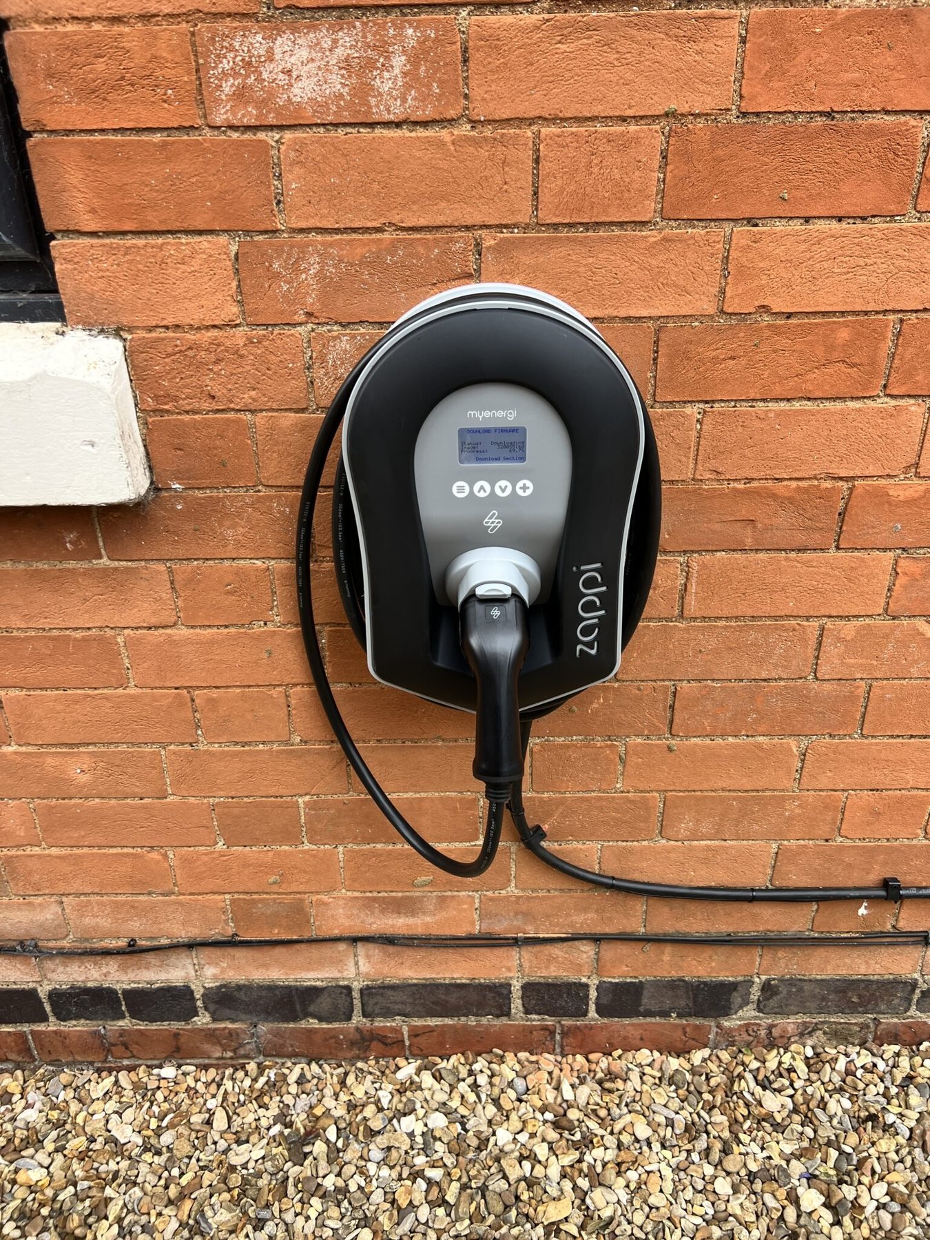 Installed home EV charger